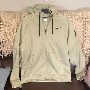 Nike Men's Light Sage Therma-fit Zip Up Hoodie